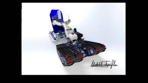 雪地漂移履带车缩略图